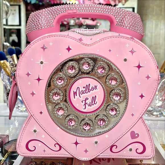 Sweet Ring Rhinestone Crossbody Bag - Picture 1 of 14